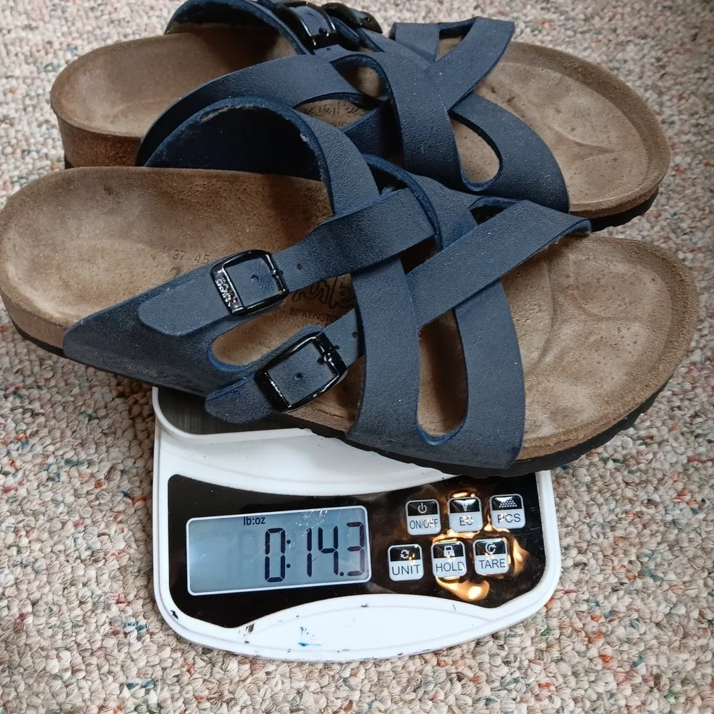 Birkenstock Blue Cross-Strap Sandals - Picture 10 of 10